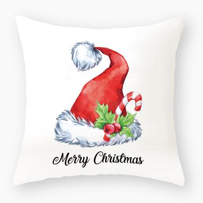 China New Santa Claus Series Pillow Bedroom Anti-static Modern Simple Nap Pillow Cover Sofa Decorative Cushion for sale