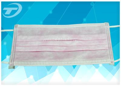 Chine Non-woven chirurgical jetable adapté aux besoins du client pollution d'earloop de masque protecteur de 3 plis anti à vendre