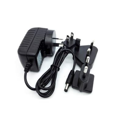 China 9V 500MA 1A 9V500mA Power Adapter 9V 2A 1.5A R-U USA kc EU AU Plug Interchangeable Power Supply for sale