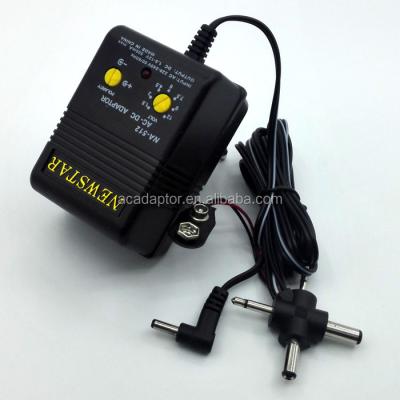 China ABS+PC AC 110-240V to DC Voltage 7.5V 5V Adjustable Power Supply Converter Adapter with Eu Plug for sale