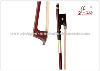 China Brazilwood Violin Bow , Parisian Eye Silver Plated Wire Grip Full Size Violin Bow for sale