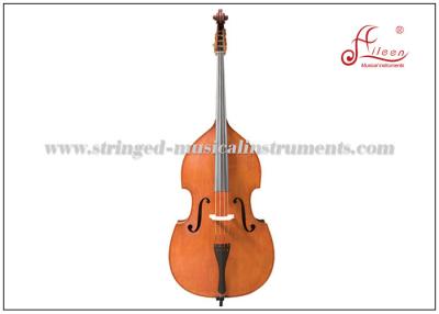 China 3/4 1/2 Acoustic Double Bass , Arched Flamed Laminated Back Upright String Bass for sale