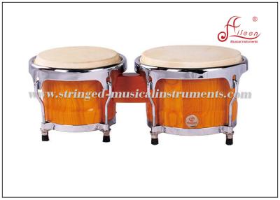 China Bongos de los instrumentos musicales de la percusión/tambor latino con el material de la cámara del tambor de Solidwood en venta