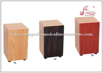 China Matt Finish Cajon Wooden Hand Drum Percussion Musical Instruments 30 * 29 * 50 cm for sale