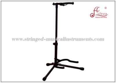 China Vertical Single Metal Adjustable Music Stand For Guitar 28 - 76 cm Height for sale