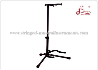 China Single Vertical Adjustable Guitar Rack Stand , 28cm - 76cm Foldaway Professional Music Stand for sale