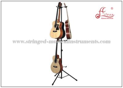 China Multiple Guitar Adjustable Music Stand For 6 Acoustic / Classical Guitar 28cm - 76cm Height for sale