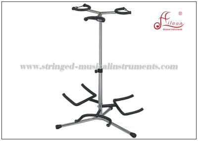 China Metal Portable Music Stand , Multiple Folding Guitar Stand 43 - 93cm Height for sale