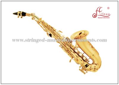 China Bb Key Soprano Sax Saxophone Musical Instruments With Bakelite Head Material for sale