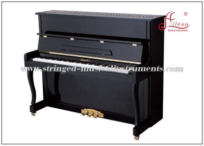 China Black Polished Keyboard Musical Instrument 88 Key Upright Acoustic Silent Piano for sale