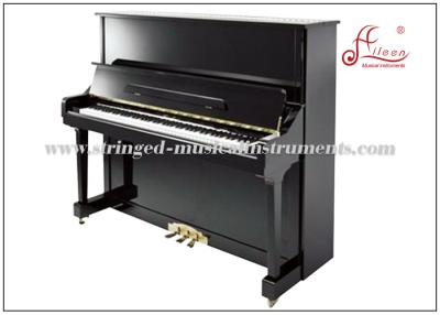 China 88 Key Keyboard Piano , Cast Iron Frame Black Polished Silent Upright Piano for sale