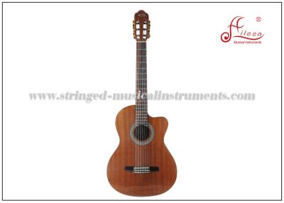 China Cutaway Fretted String Instruments Sapeli Plywood Rosewood Fingerboard for sale