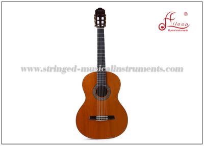 China Black ABS Fine Fretted String Instruments hardwood Top Classical Guitar for sale