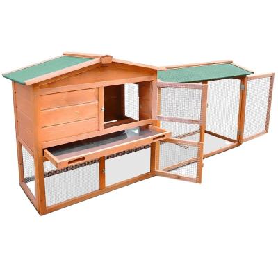 China Small Sustainable Wooden Rabbit Pet Houses For Your Lovely Pets for sale