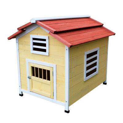 China Viable Wholesale Kennel Cheap Wooden Pet House Kennel, Commercial Custom Large Wooden Dog Crate, Wooden Puppy House for sale