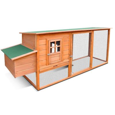 China The viable hot popular wooden chicken coop&hen home with outdoor run for sale