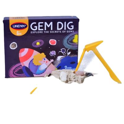 China Find out 2021 Hot Selling Kid Toys Dig Out Gem Dig Kit Dig Out Gem Archeology Excavation Kit Toy For Kids for sale