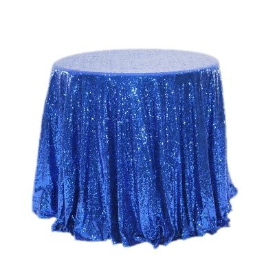 China 2023 Gold Glitter 3mm Sequin Tablecloth Waterproof Wedding, Party, Banquet Fashion Event Decoration for sale