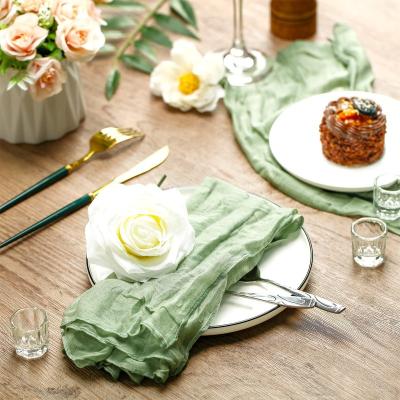 China Amazon 2023 Hot Sale Reusable Sage Green Denim Napkin Wedding 20