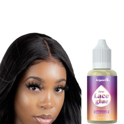 China Clear WATER BASE Arganrro Watermelon Watermelon Lace Glue Wig Adhesive Adhesive for Poly and Lace Wig for sale