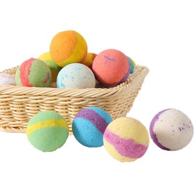 China Custom Moisture OEM Mini Bubble Bath Bomb Fizzies Natural Organic Bath Salt Bombs Ball 15g for sale