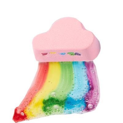 China Custom OEM Epsom Private Label Spa Bath Salt Bath Bombs Rainbow Cloud Colorful Bath Bomb For Bath for sale