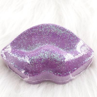 China Novelty Moisture Shape Lip Shape Bath Bomb OEM Factory Direct Sale For Body Shower Glitter Bath Bombs for sale