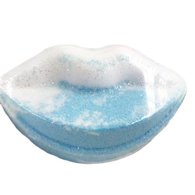 China Customized Natural Organic Lip Clean Shape With Fizzy Glitter Bath Bombs Pour Bath Bombs Gift Set for sale