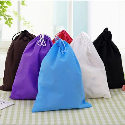 China Promotion BSCI Certified Custom Factory Price RPET Polyester Shopping Cotton Eco Friendly Drawstring Bag With Logo for sale