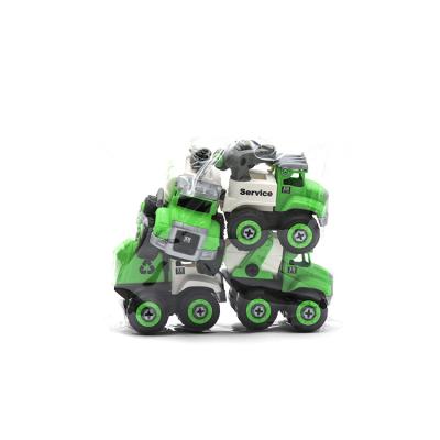 China Diecasting Diy Assembling Detachable Toy Hot Sale Toys Hygiene Vehicle Set Toy Car for sale