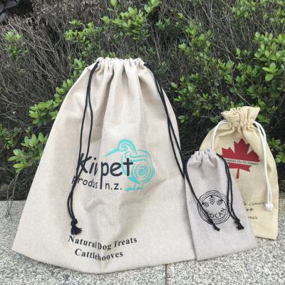 China Handled Customize Promotional Reusable Eco Friendly Burlap Sack Shopping Packaging for sale