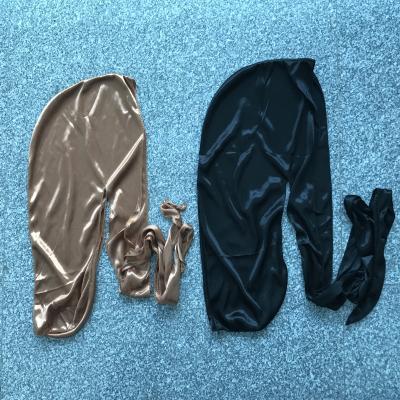 China Durag and Hood Silky Double Layered Premium Vendor Sublimation Hood Adjustable Rope for sale