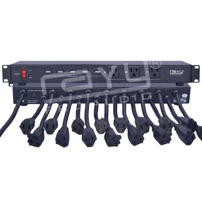 China PRO Rayy 1U Power Supply Surge Protector Power Supply Conditioner Audio Audio Controller for sale