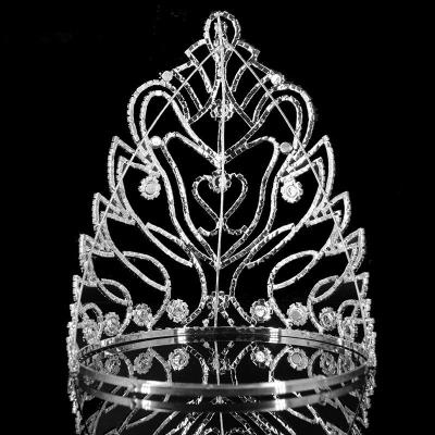 China Handmade Beauty Pageant Queen Crowns New Dress Accessories Wedding Bride Ornaments Wedding Crown Beauty Pageant Crown for sale