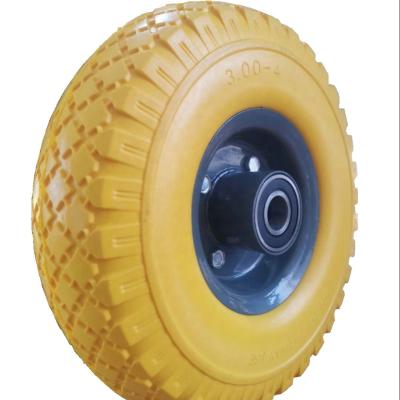 China PU foam wheelbarrow wheel 3.00-4 for sale