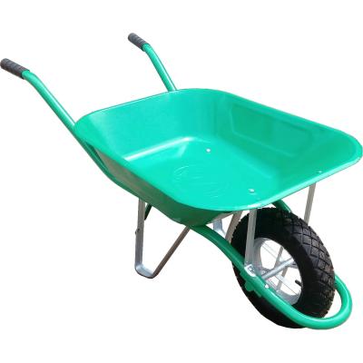 China Industrial Direct Sale Colorful Steel+plastic Practicality Concrete Wheelbarrows For Shipping Items for sale