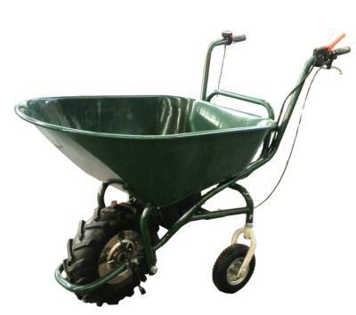 China Hotels Popular Easy Control 120kgs Power Loading Electric Mini Dumper High Quality Wheelbarrow For Heavy Hauling for sale