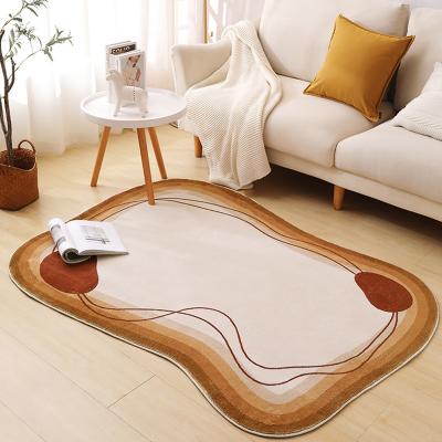 China New Modern Simple Nordic Printed Indoor Popular Washable Decoration Rugs And Blankets Living Room Floor Carpet for sale