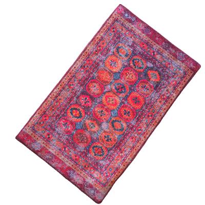 China Polyester Foldable Modern Heat Transfer Printed Blankets For Living Room Persian Carpet for sale