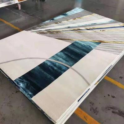 China Large Washable Custom Machine Made Luxury Floor Covers Carpet For Living Room Rugs for sale