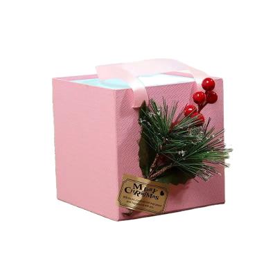 China Recycled Materials Wholesale Custom Printed Christmas Candy Cookie Chocolate Food Packaging Box Gift Box for sale