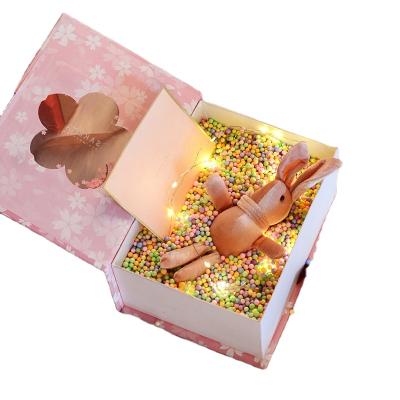 China Recycled Materials Like Gift Wrapping Paper Gift Boxes Luxury Custom Small Paper Boxes With Clear Window For Perfume Cosmetics for sale