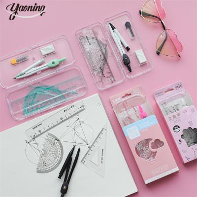 China Measuring Tools school office Multi functional flexible plastic set ruler for drawing curves ,China cheap new stationery accessory for students for sale