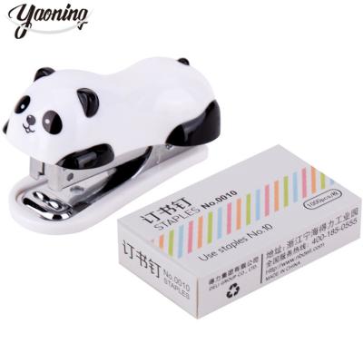 China Promotion\Business\School\Office US Market Top Seller Eco-friendly office Binding stationery Multi-function new design cute mini animal shaped stapler set for sale