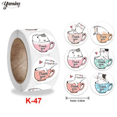 China Norebook Decoration Wholesale 2023 DIY Custom manufacturer price of lovely cup and cat design washi tape paper roll tapes for junk journalling for sale