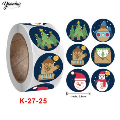 China Norebook Decoration Factory price Promotional 2023 New christmas holiday decorative supplies promotional 2.5cm/1inch self adhesive packing tape roll for sale