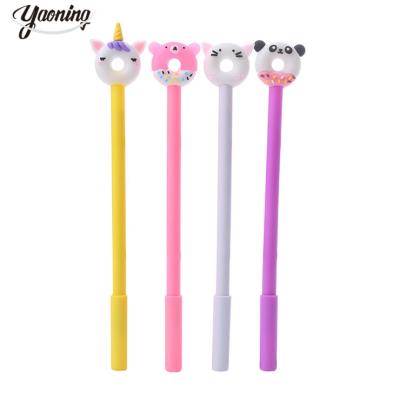 China Normal Back to school stationery & office supplies for amazon 2023,Girls Unicorn gift gel ink pens cartoon animal writing pens 0.5 mm for sale