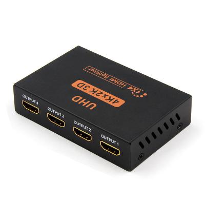 China Multimedia Full HD 4Kx2K HDTV 1 Into 4 HDTV 1x4 Splitter Support 2K X 4K 3D Audio for sale