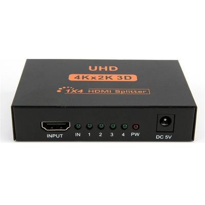 China Multimedia 4K HDTV Splitter 1X4 Port 3D 1080p 4K*2K Video HDTV Changer for sale