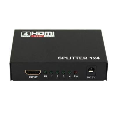 China HDTV Multimedia 1X4 Splitter Converter Adapter 1080P HDTV Switch 1 In 4 Out HDTV Converter Adapter For TV for sale